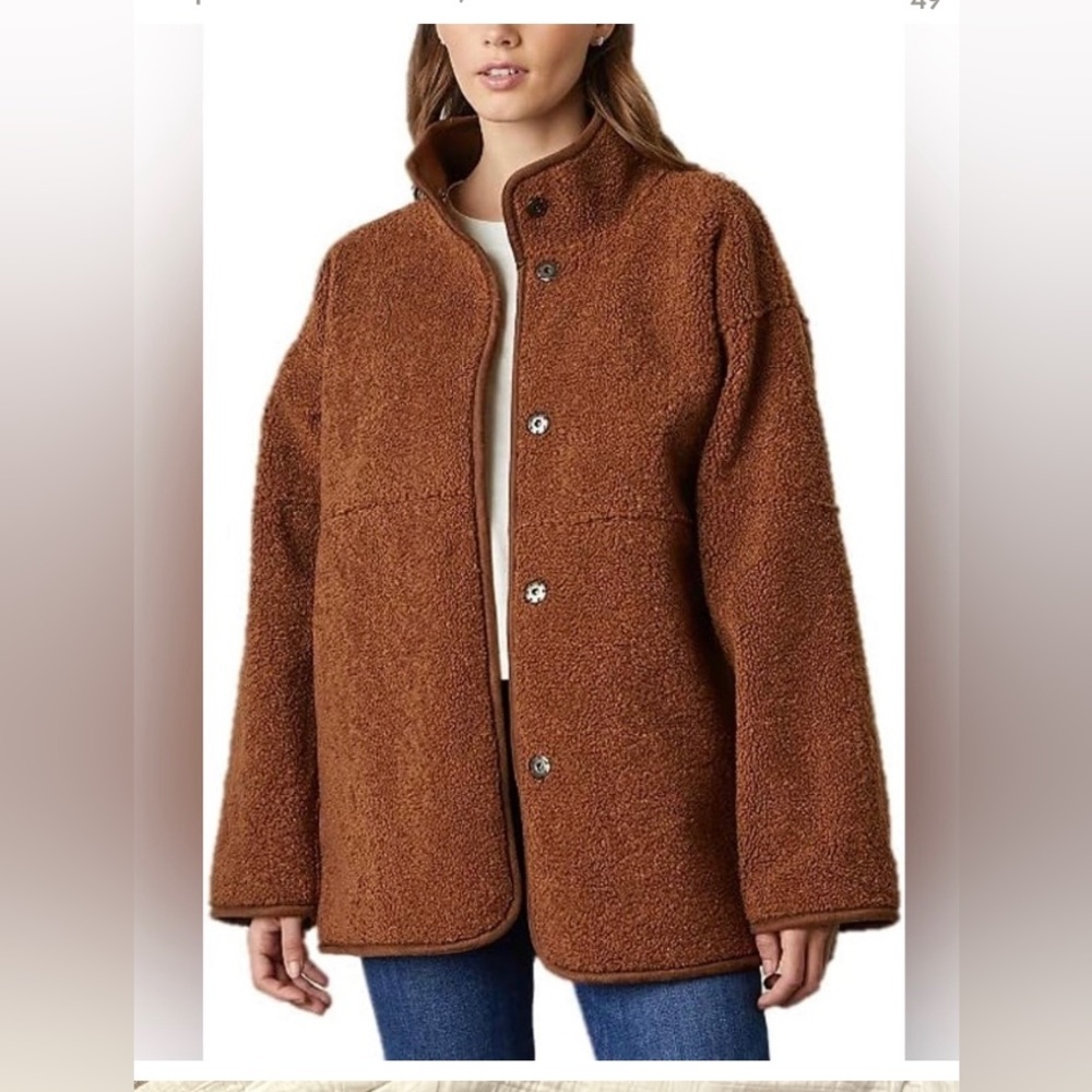 Velvet by Graham & Spencer Albany Jacket in Roast color SM Reversible